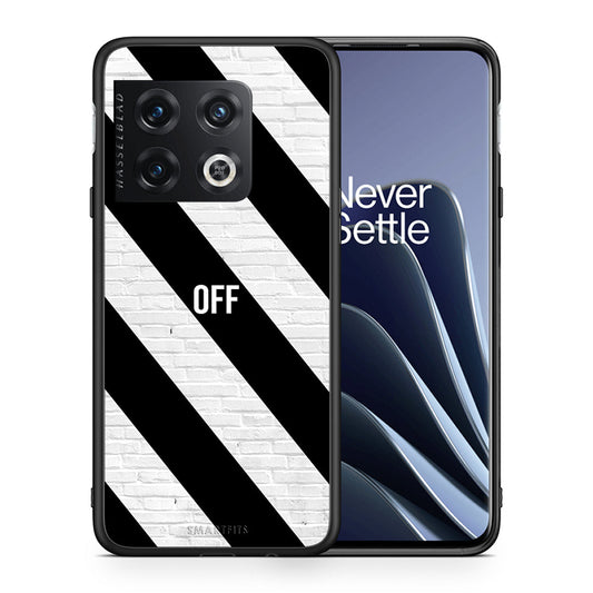 Θήκη OnePlus 10 Pro Get Off από τη Smartfits με σχέδιο στο πίσω μέρος και μαύρο περίβλημα | OnePlus 10 Pro Get Off case with colorful back and black bezels