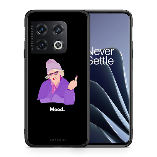 Θήκη OnePlus 10 Pro Grandma Mood Black από τη Smartfits με σχέδιο στο πίσω μέρος και μαύρο περίβλημα | OnePlus 10 Pro Grandma Mood Black case with colorful back and black bezels