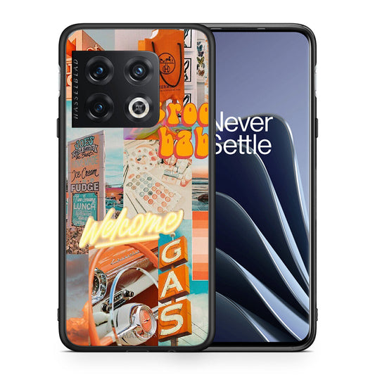 Θήκη Αγίου Βαλεντίνου OnePlus 10 Pro Groovy Babe από τη Smartfits με σχέδιο στο πίσω μέρος και μαύρο περίβλημα | OnePlus 10 Pro Groovy Babe case with colorful back and black bezels