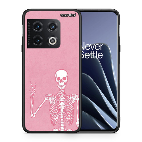 Θήκη OnePlus 10 Pro Halloween Motivation από τη Smartfits με σχέδιο στο πίσω μέρος και μαύρο περίβλημα | OnePlus 10 Pro Halloween Motivation case with colorful back and black bezels