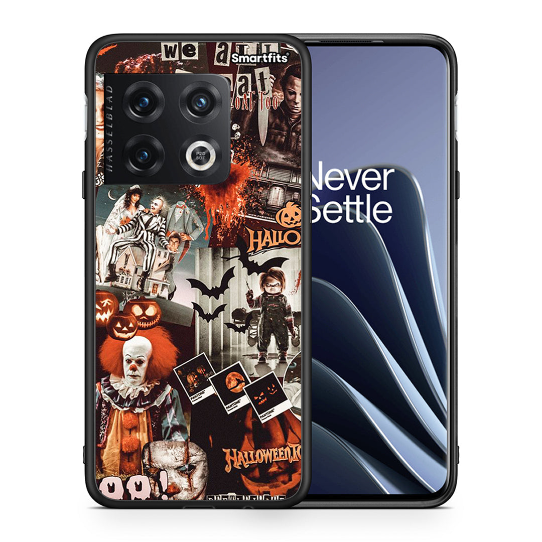 Θήκη OnePlus 10 Pro Halloween Spooky Season από τη Smartfits με σχέδιο στο πίσω μέρος και μαύρο περίβλημα | OnePlus 10 Pro Halloween Spooky Season case with colorful back and black bezels