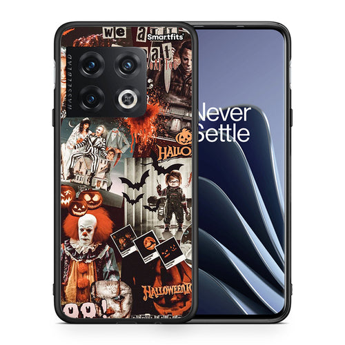 Θήκη OnePlus 10 Pro Halloween Spooky Season από τη Smartfits με σχέδιο στο πίσω μέρος και μαύρο περίβλημα | OnePlus 10 Pro Halloween Spooky Season case with colorful back and black bezels