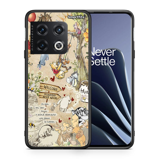 Θήκη OnePlus 10 Pro Happy Friends από τη Smartfits με σχέδιο στο πίσω μέρος και μαύρο περίβλημα | OnePlus 10 Pro Happy Friends case with colorful back and black bezels