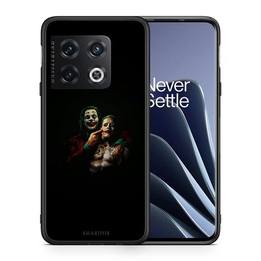Θήκη OnePlus 10 Pro Clown Hero από τη Smartfits με σχέδιο στο πίσω μέρος και μαύρο περίβλημα | OnePlus 10 Pro Clown Hero case with colorful back and black bezels