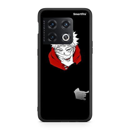 OnePlus 10 Pro Itadori Anime θήκη από τη Smartfits με σχέδιο στο πίσω μέρος και μαύρο περίβλημα | Smartphone case with colorful back and black bezels by Smartfits