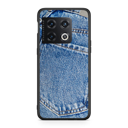 OnePlus 10 Pro Jeans Pocket θήκη από τη Smartfits με σχέδιο στο πίσω μέρος και μαύρο περίβλημα | Smartphone case with colorful back and black bezels by Smartfits