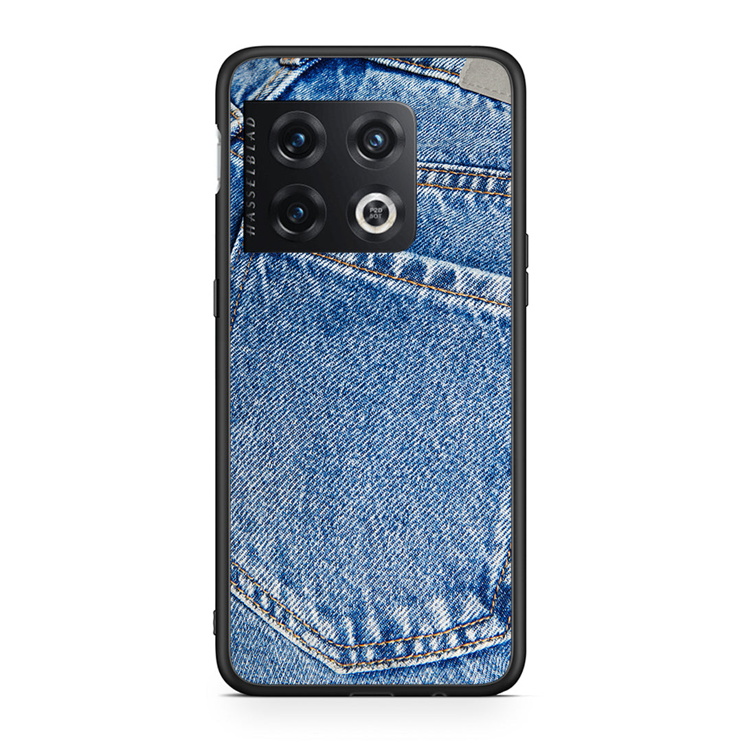 OnePlus 10 Pro Jeans Pocket θήκη από τη Smartfits με σχέδιο στο πίσω μέρος και μαύρο περίβλημα | Smartphone case with colorful back and black bezels by Smartfits
