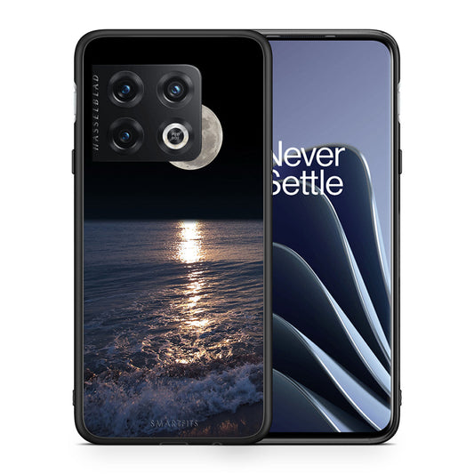 Θήκη OnePlus 10 Pro Moon Landscape από τη Smartfits με σχέδιο στο πίσω μέρος και μαύρο περίβλημα | OnePlus 10 Pro Moon Landscape case with colorful back and black bezels