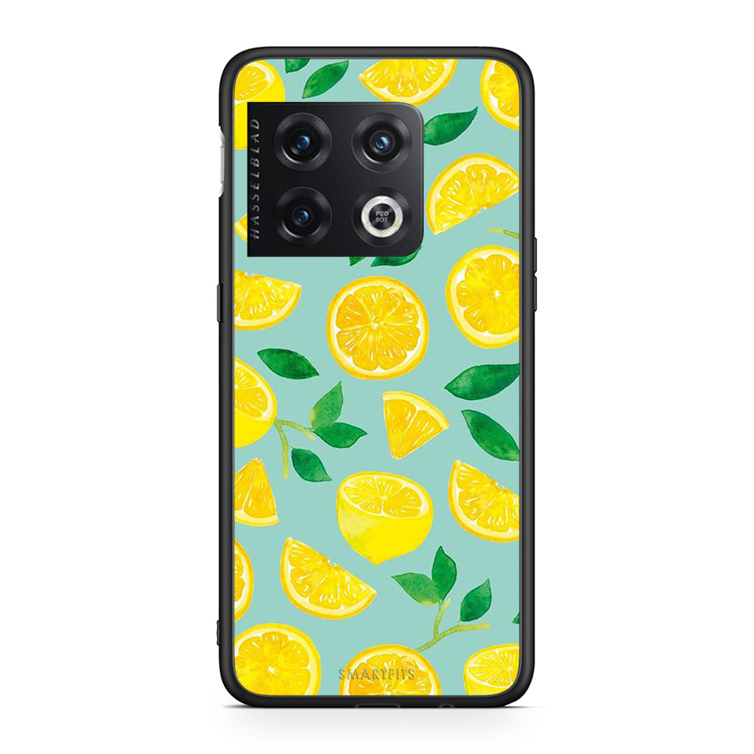 OnePlus 10 Pro Lemons θήκη από τη Smartfits με σχέδιο στο πίσω μέρος και μαύρο περίβλημα | Smartphone case with colorful back and black bezels by Smartfits