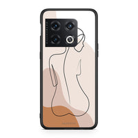 Thumbnail for OnePlus 10 Pro LineArt Woman θήκη από τη Smartfits με σχέδιο στο πίσω μέρος και μαύρο περίβλημα | Smartphone case with colorful back and black bezels by Smartfits