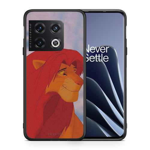 Θήκη Αγίου Βαλεντίνου OnePlus 10 Pro Lion Love 1 από τη Smartfits με σχέδιο στο πίσω μέρος και μαύρο περίβλημα | OnePlus 10 Pro Lion Love 1 case with colorful back and black bezels