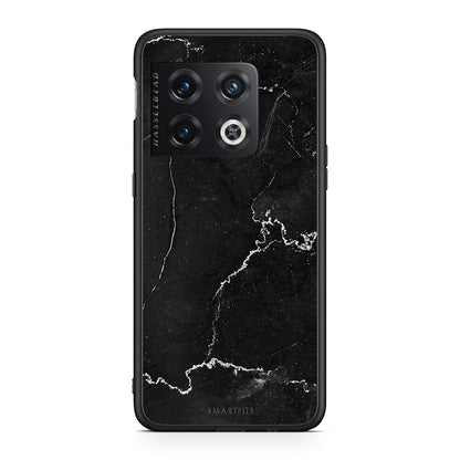 OnePlus 10 Pro Marble Black θήκη από τη Smartfits με σχέδιο στο πίσω μέρος και μαύρο περίβλημα | Smartphone case with colorful back and black bezels by Smartfits