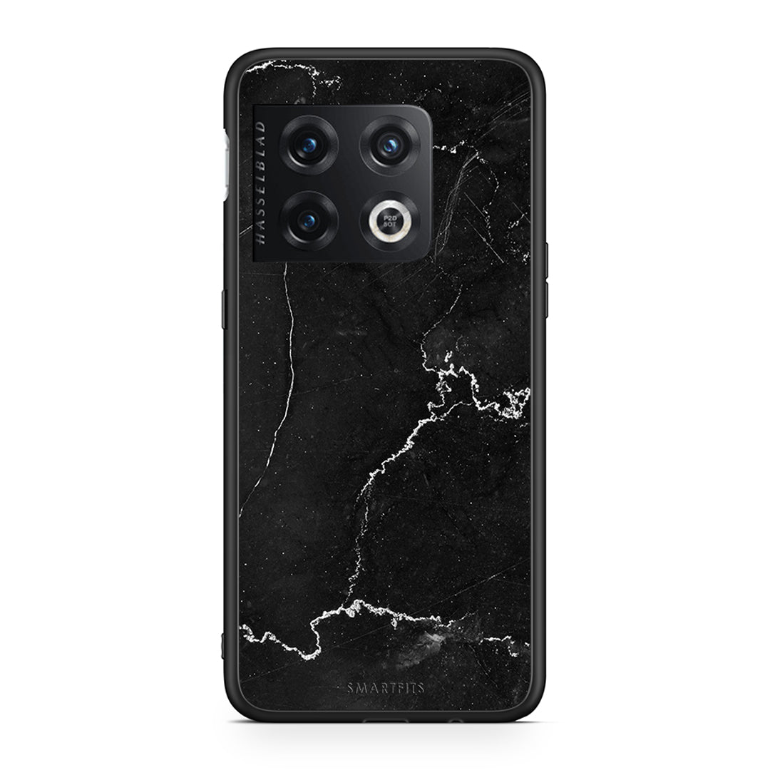 OnePlus 10 Pro Marble Black θήκη από τη Smartfits με σχέδιο στο πίσω μέρος και μαύρο περίβλημα | Smartphone case with colorful back and black bezels by Smartfits