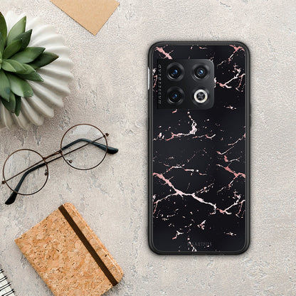 Marble Black Rosegold - OnePlus 10 Pro θήκη