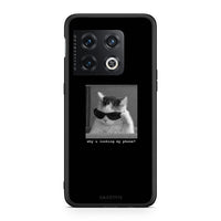 Thumbnail for OnePlus 10 Pro Meme Cat θήκη από τη Smartfits με σχέδιο στο πίσω μέρος και μαύρο περίβλημα | Smartphone case with colorful back and black bezels by Smartfits