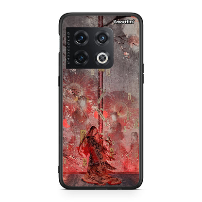 OnePlus 10 Pro Nezuko Kamado θήκη από τη Smartfits με σχέδιο στο πίσω μέρος και μαύρο περίβλημα | Smartphone case with colorful back and black bezels by Smartfits