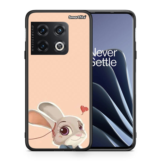 Θήκη OnePlus 10 Pro Nick Wilde And Judy Hopps Love 2 από τη Smartfits με σχέδιο στο πίσω μέρος και μαύρο περίβλημα | OnePlus 10 Pro Nick Wilde And Judy Hopps Love 2 case with colorful back and black bezels
