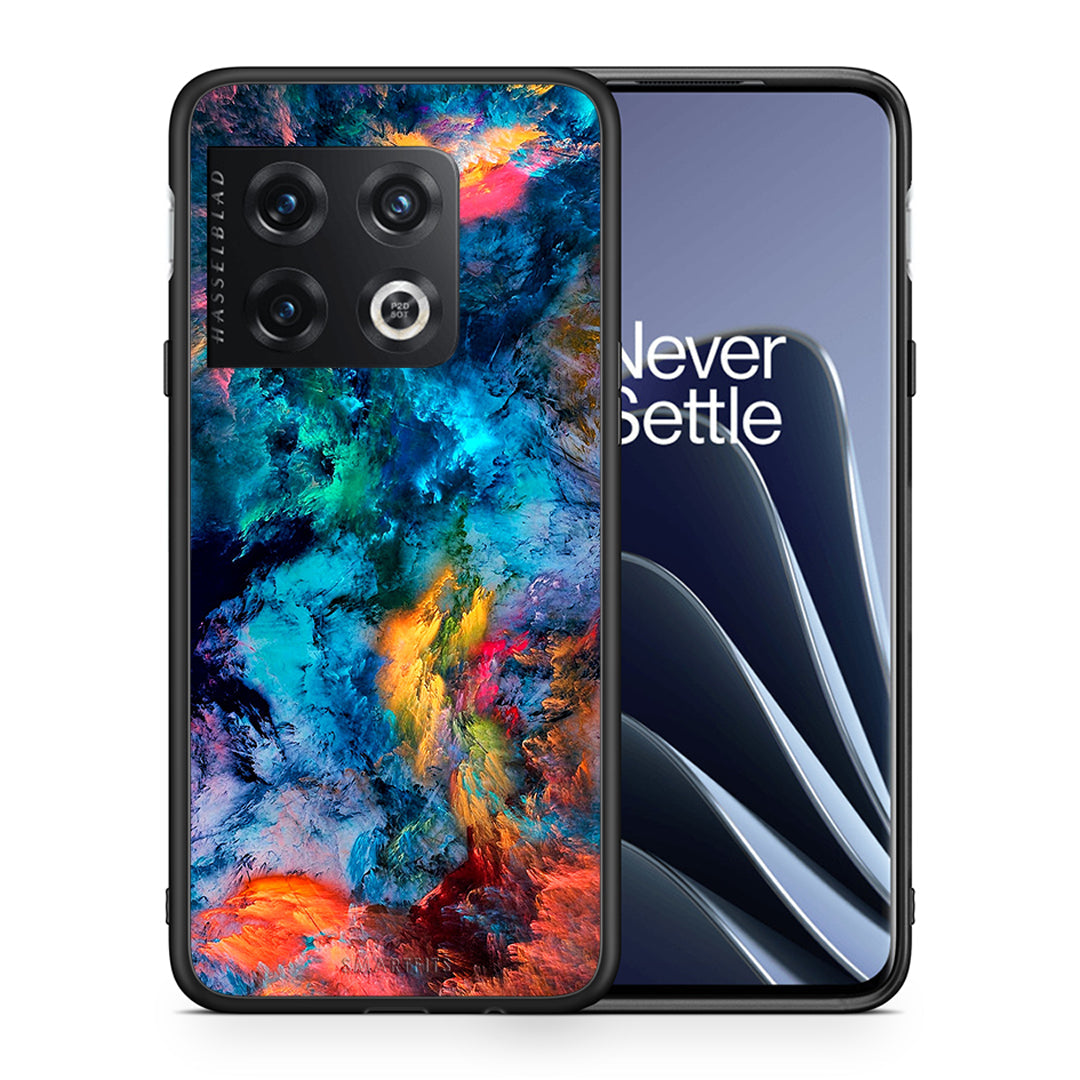 Θήκη OnePlus 10 Pro Crayola Paint από τη Smartfits με σχέδιο στο πίσω μέρος και μαύρο περίβλημα | OnePlus 10 Pro Crayola Paint case with colorful back and black bezels