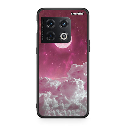 OnePlus 10 Pro Pink Moon θήκη από τη Smartfits με σχέδιο στο πίσω μέρος και μαύρο περίβλημα | Smartphone case with colorful back and black bezels by Smartfits