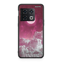 Thumbnail for OnePlus 10 Pro Pink Moon θήκη από τη Smartfits με σχέδιο στο πίσω μέρος και μαύρο περίβλημα | Smartphone case with colorful back and black bezels by Smartfits