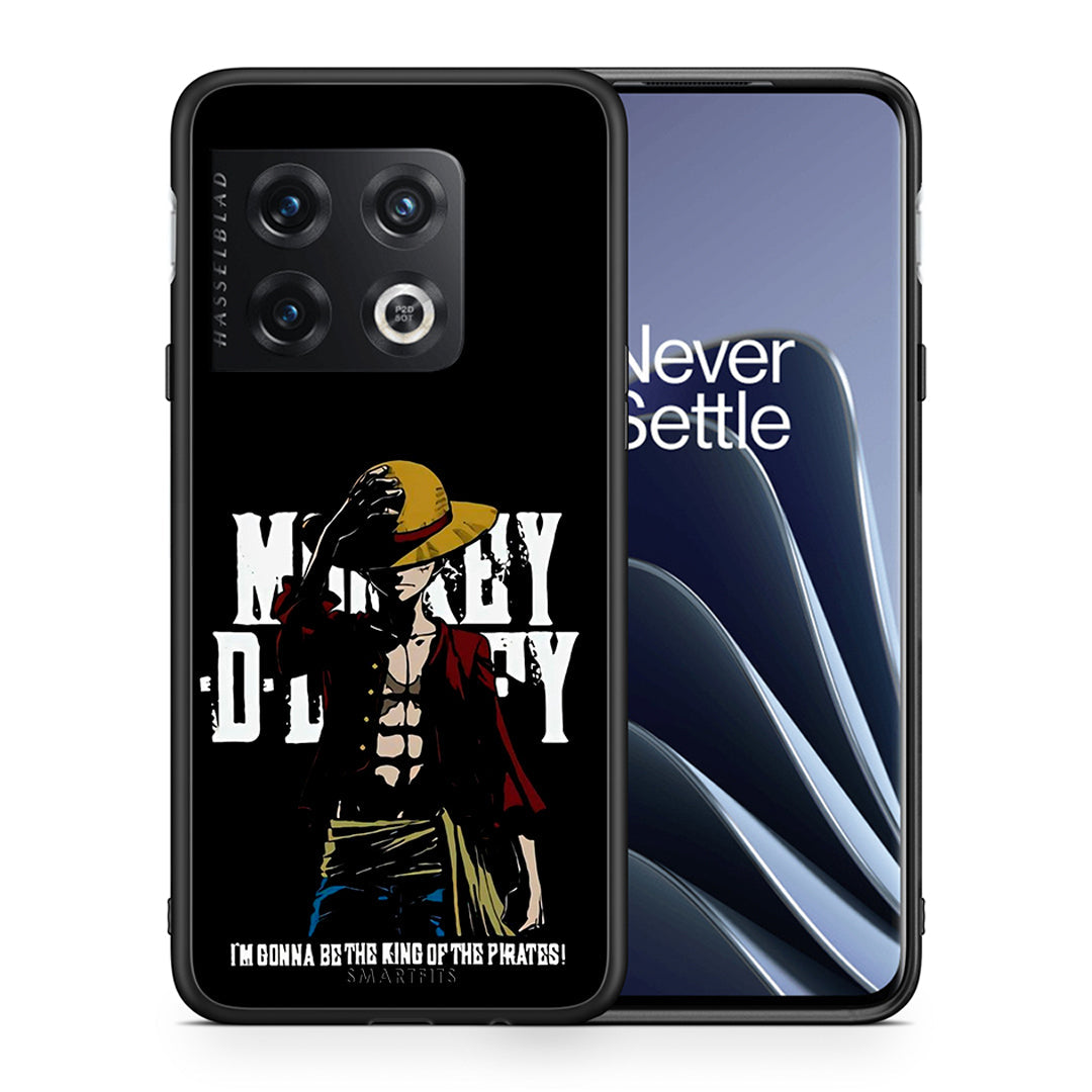 Θήκη OnePlus 10 Pro Pirate King από τη Smartfits με σχέδιο στο πίσω μέρος και μαύρο περίβλημα | OnePlus 10 Pro Pirate King case with colorful back and black bezels