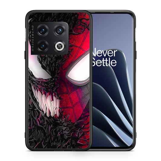 Θήκη OnePlus 10 Pro SpiderVenom PopArt από τη Smartfits με σχέδιο στο πίσω μέρος και μαύρο περίβλημα | OnePlus 10 Pro SpiderVenom PopArt case with colorful back and black bezels