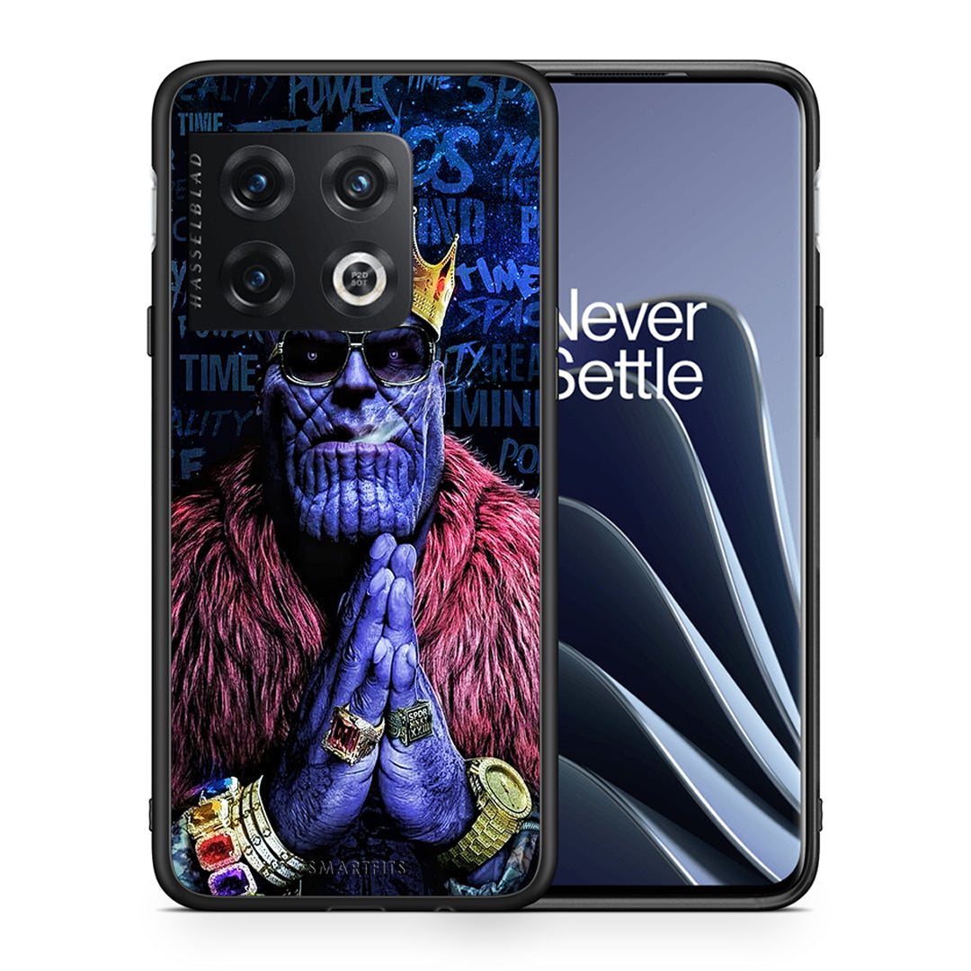 Θήκη OnePlus 10 Pro Thanos PopArt από τη Smartfits με σχέδιο στο πίσω μέρος και μαύρο περίβλημα | OnePlus 10 Pro Thanos PopArt case with colorful back and black bezels