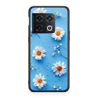 Thumbnail for OnePlus 10 Pro Real Daisies θήκη από τη Smartfits με σχέδιο στο πίσω μέρος και μαύρο περίβλημα | Smartphone case with colorful back and black bezels by Smartfits