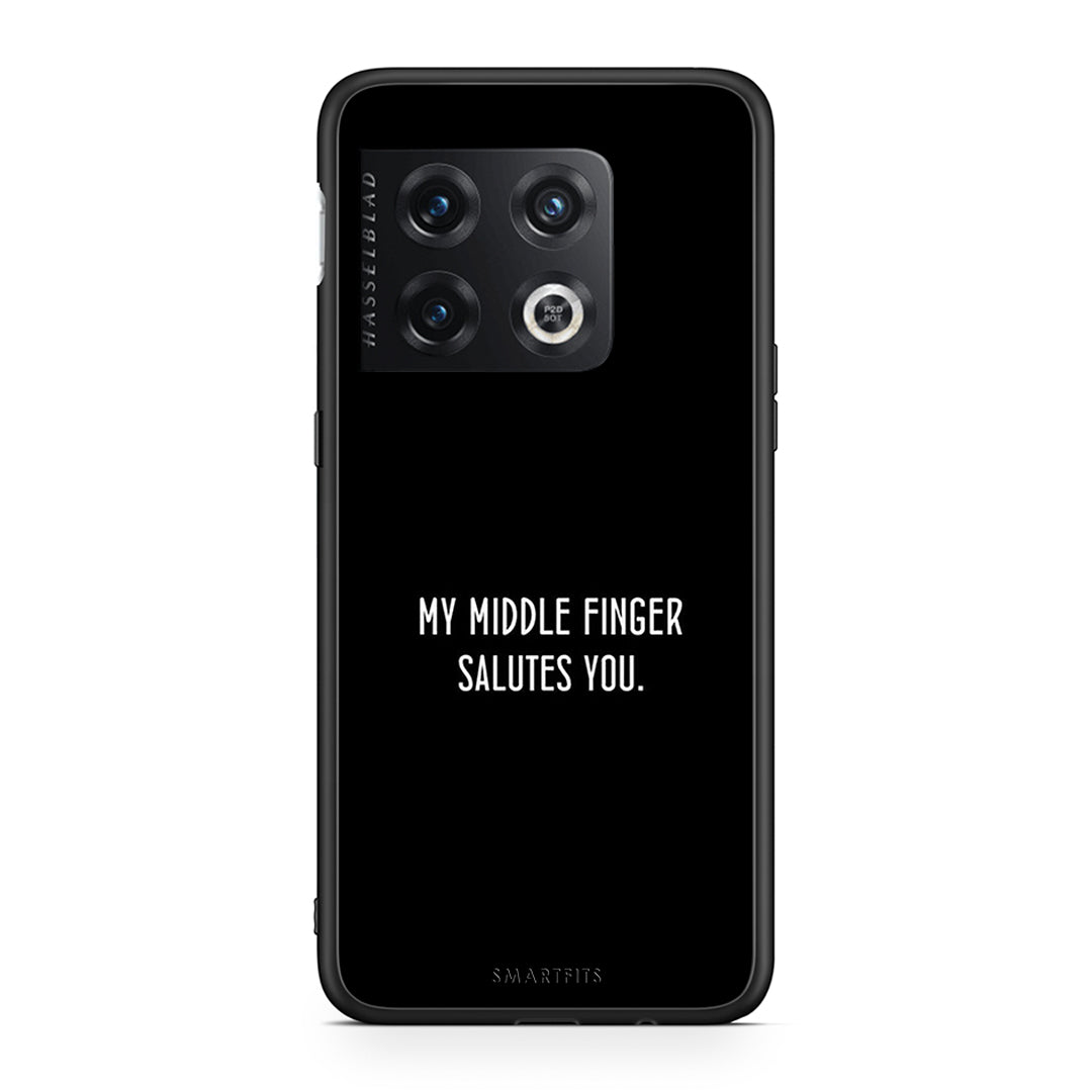 OnePlus 10 Pro Salute θήκη από τη Smartfits με σχέδιο στο πίσω μέρος και μαύρο περίβλημα | Smartphone case with colorful back and black bezels by Smartfits