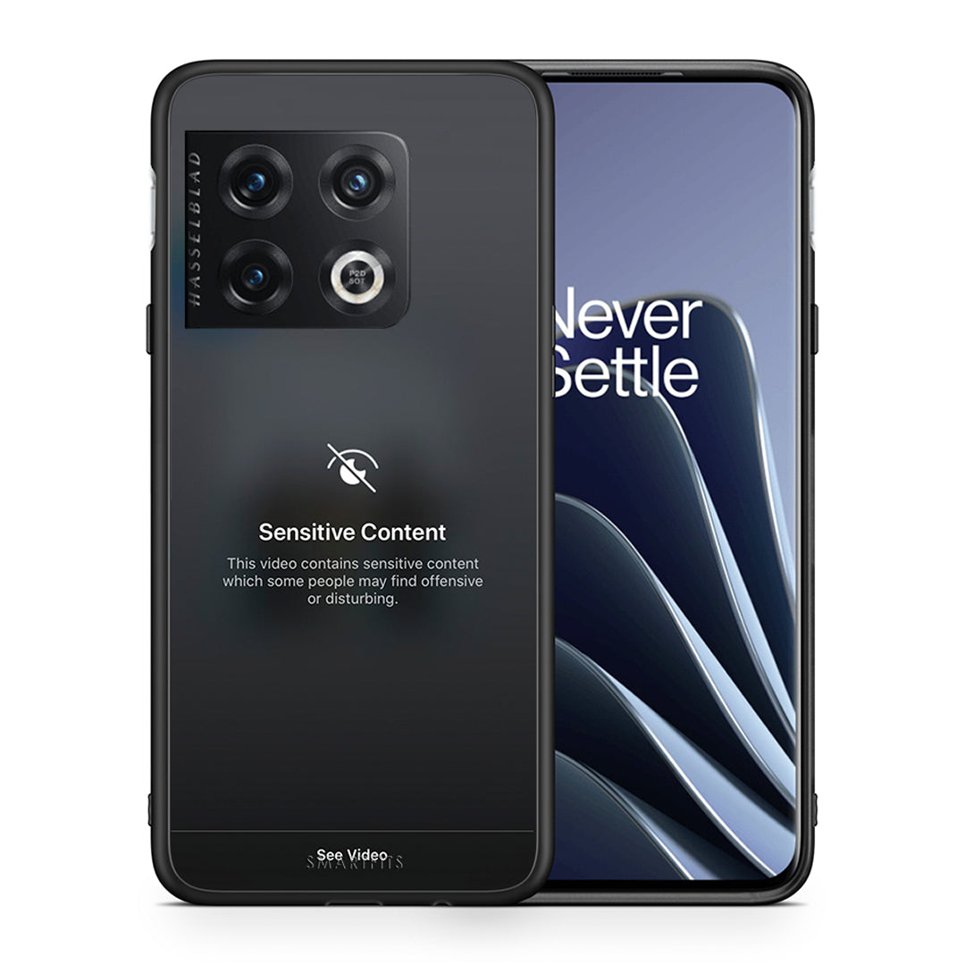 Θήκη OnePlus 10 Pro Sensitive Content από τη Smartfits με σχέδιο στο πίσω μέρος και μαύρο περίβλημα | OnePlus 10 Pro Sensitive Content case with colorful back and black bezels