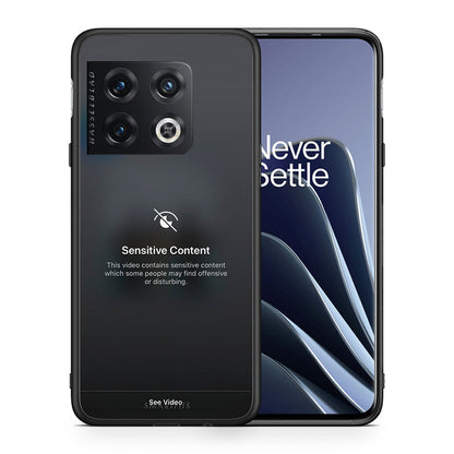 Θήκη OnePlus 10 Pro Sensitive Content από τη Smartfits με σχέδιο στο πίσω μέρος και μαύρο περίβλημα | OnePlus 10 Pro Sensitive Content case with colorful back and black bezels
