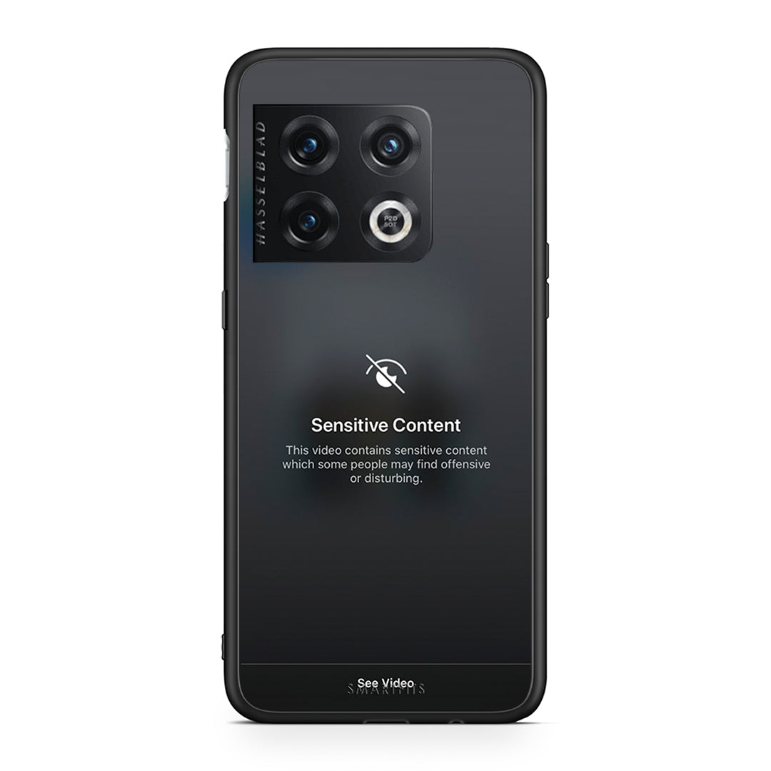 OnePlus 10 Pro Sensitive Content θήκη από τη Smartfits με σχέδιο στο πίσω μέρος και μαύρο περίβλημα | Smartphone case with colorful back and black bezels by Smartfits