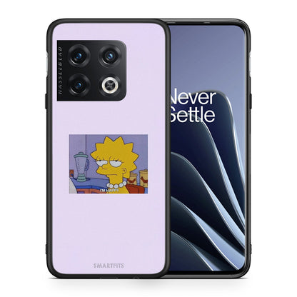 Θήκη OnePlus 10 Pro So Happy από τη Smartfits με σχέδιο στο πίσω μέρος και μαύρο περίβλημα | OnePlus 10 Pro So Happy case with colorful back and black bezels