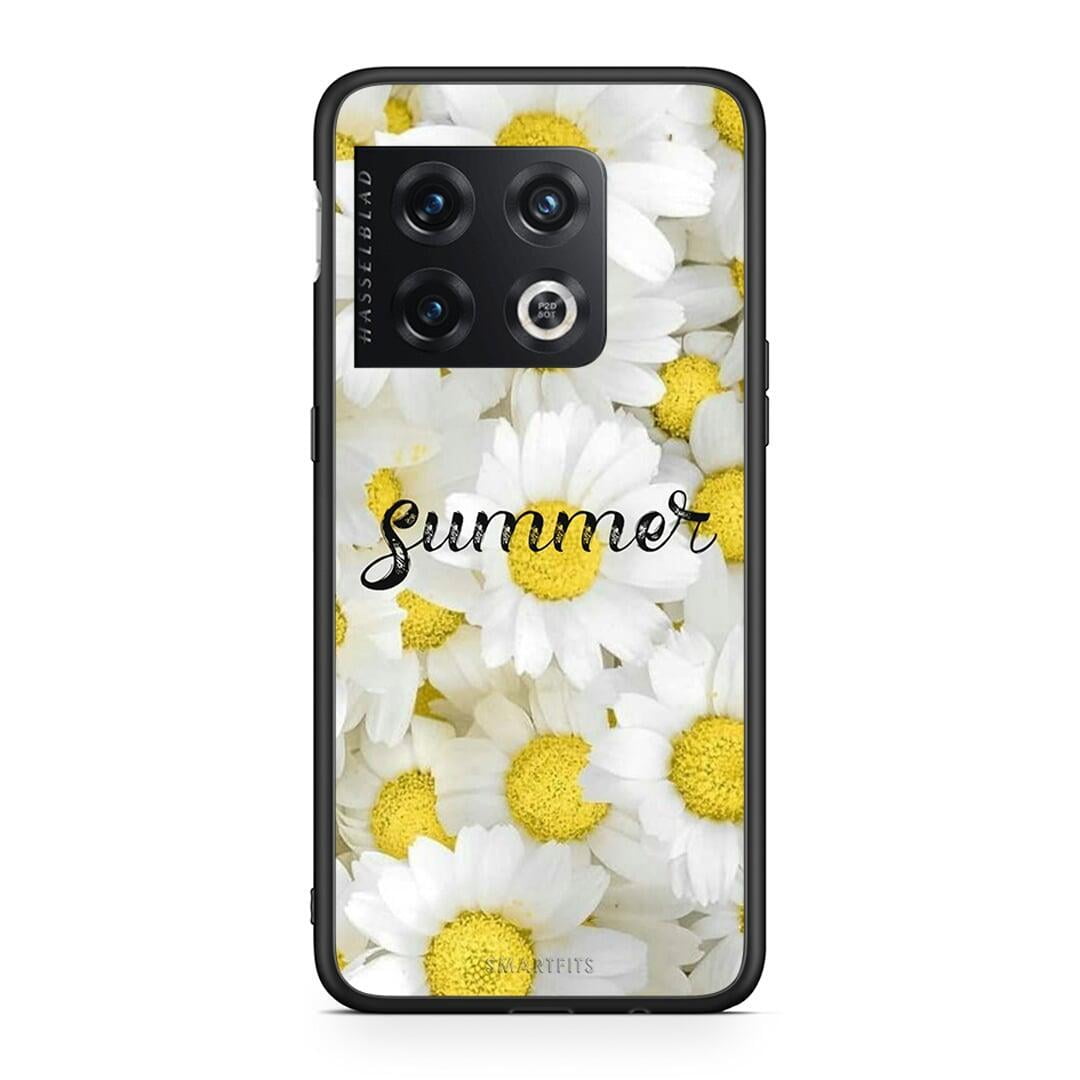 OnePlus 10 Pro Summer Daisies Θήκη από τη Smartfits με σχέδιο στο πίσω μέρος και μαύρο περίβλημα | Smartphone case with colorful back and black bezels by Smartfits