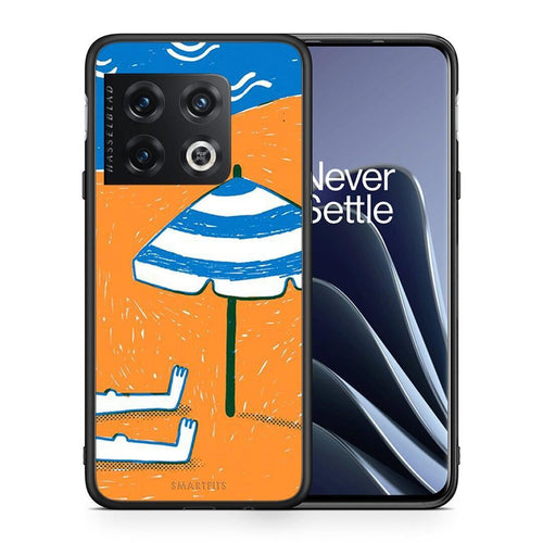 Θήκη OnePlus 10 Pro Summering από τη Smartfits με σχέδιο στο πίσω μέρος και μαύρο περίβλημα | OnePlus 10 Pro Summering case with colorful back and black bezels