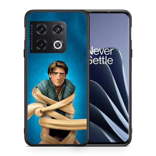 Θήκη Αγίου Βαλεντίνου OnePlus 10 Pro Tangled 1 από τη Smartfits με σχέδιο στο πίσω μέρος και μαύρο περίβλημα | OnePlus 10 Pro Tangled 1 case with colorful back and black bezels