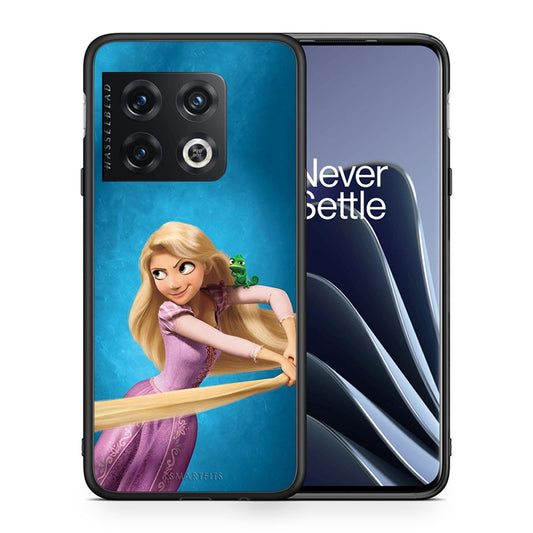 Θήκη Αγίου Βαλεντίνου OnePlus 10 Pro Tangled 2 από τη Smartfits με σχέδιο στο πίσω μέρος και μαύρο περίβλημα | OnePlus 10 Pro Tangled 2 case with colorful back and black bezels