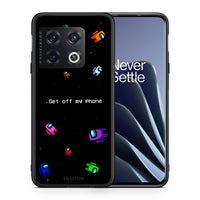 Thumbnail for Θήκη OnePlus 10 Pro AFK Text από τη Smartfits με σχέδιο στο πίσω μέρος και μαύρο περίβλημα | OnePlus 10 Pro AFK Text case with colorful back and black bezels