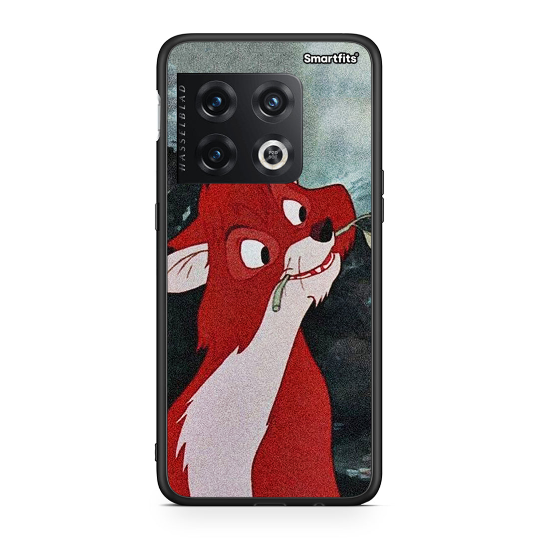 OnePlus 10 Pro Tod And Vixey Love 1 θήκη από τη Smartfits με σχέδιο στο πίσω μέρος και μαύρο περίβλημα | Smartphone case with colorful back and black bezels by Smartfits