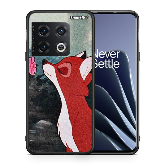 Θήκη OnePlus 10 Pro Tod And Vixey Love 2 από τη Smartfits με σχέδιο στο πίσω μέρος και μαύρο περίβλημα | OnePlus 10 Pro Tod And Vixey Love 2 case with colorful back and black bezels