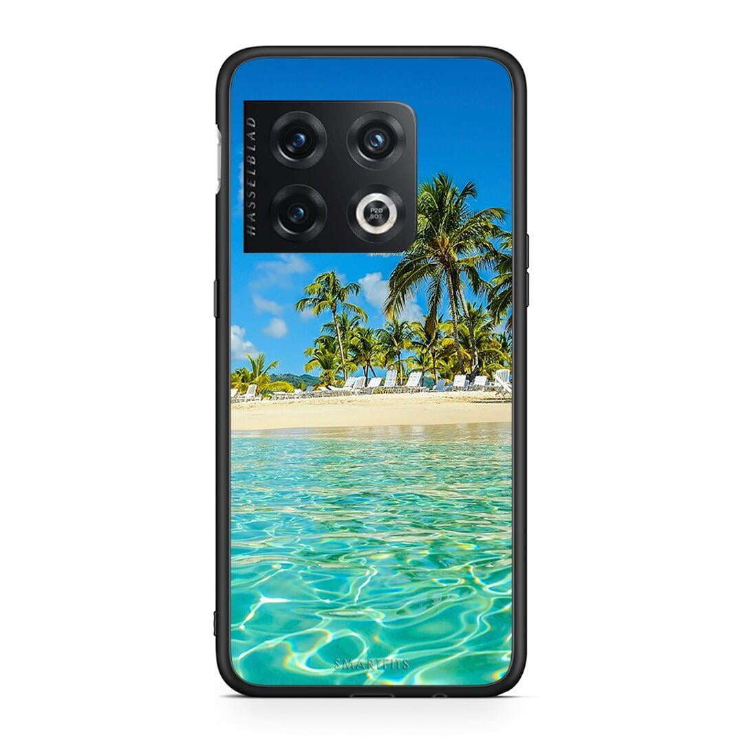 OnePlus 10 Pro Tropical Vibes Θήκη από τη Smartfits με σχέδιο στο πίσω μέρος και μαύρο περίβλημα | Smartphone case with colorful back and black bezels by Smartfits