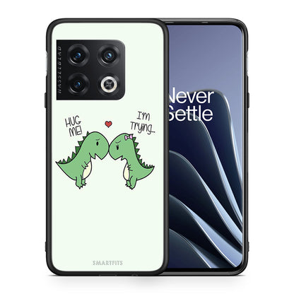 Θήκη OnePlus 10 Pro Rex Valentine από τη Smartfits με σχέδιο στο πίσω μέρος και μαύρο περίβλημα | OnePlus 10 Pro Rex Valentine case with colorful back and black bezels