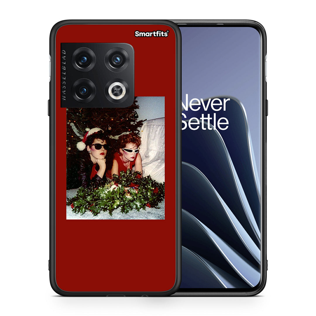Θήκη OnePlus 10 Pro Waiting For Xmas από τη Smartfits με σχέδιο στο πίσω μέρος και μαύρο περίβλημα | OnePlus 10 Pro Waiting For Xmas case with colorful back and black bezels