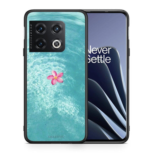 Θήκη OnePlus 10 Pro Water Flower από τη Smartfits με σχέδιο στο πίσω μέρος και μαύρο περίβλημα | OnePlus 10 Pro Water Flower case with colorful back and black bezels