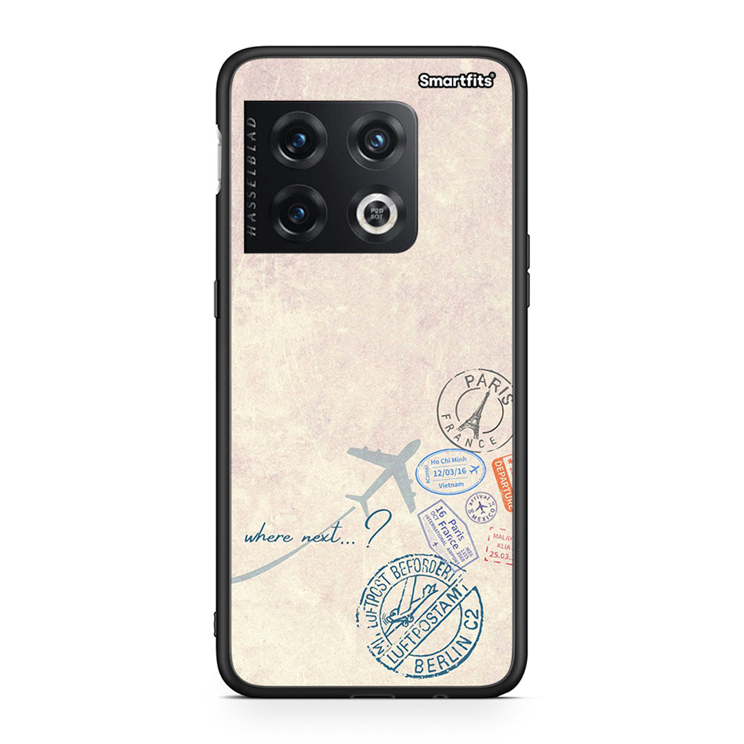 OnePlus 10 Pro Where Next θήκη από τη Smartfits με σχέδιο στο πίσω μέρος και μαύρο περίβλημα | Smartphone case with colorful back and black bezels by Smartfits