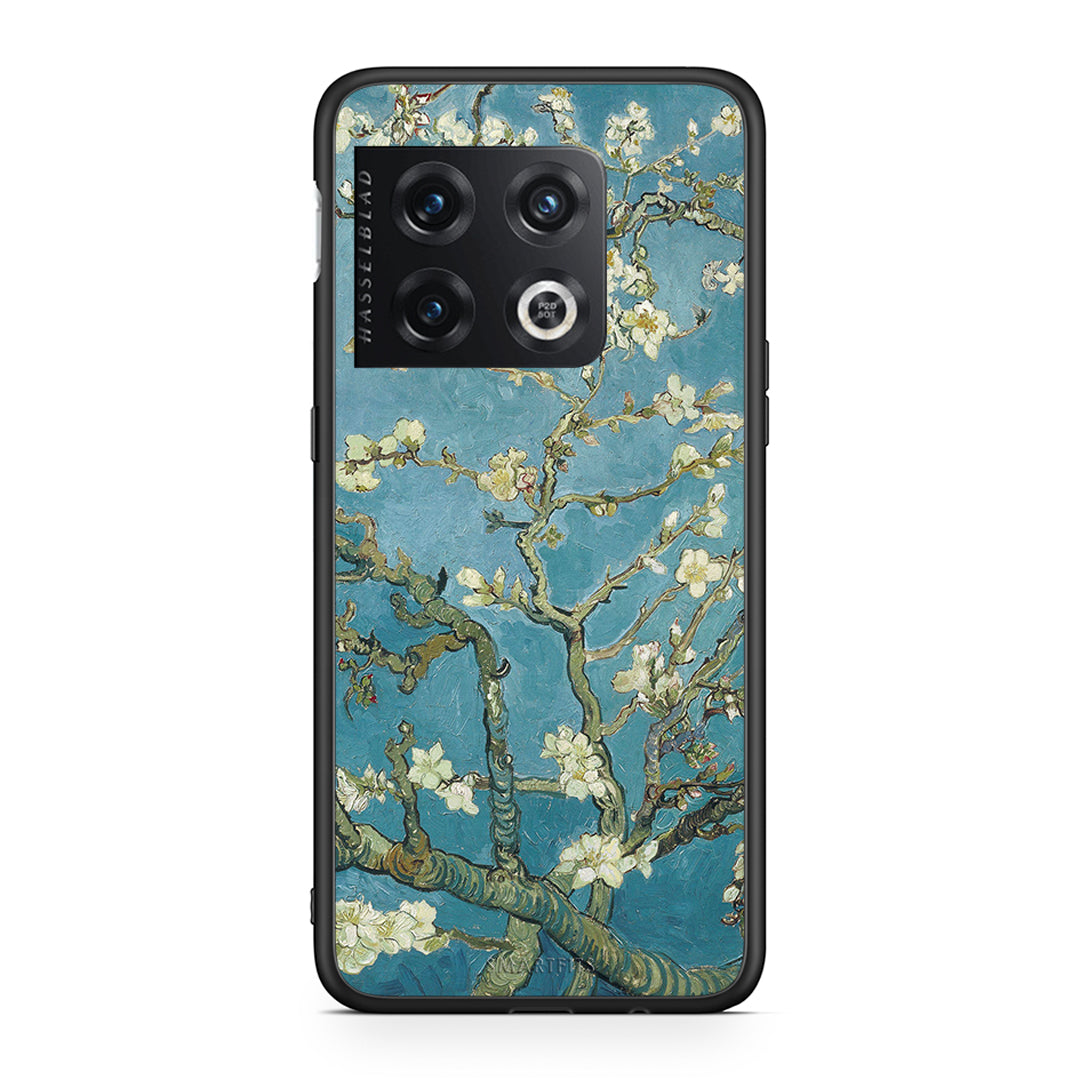 OnePlus 10 Pro White Blossoms θήκη από τη Smartfits με σχέδιο στο πίσω μέρος και μαύρο περίβλημα | Smartphone case with colorful back and black bezels by Smartfits