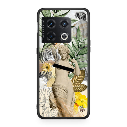 OnePlus 10 Pro Woman Statue θήκη από τη Smartfits με σχέδιο στο πίσω μέρος και μαύρο περίβλημα | Smartphone case with colorful back and black bezels by Smartfits