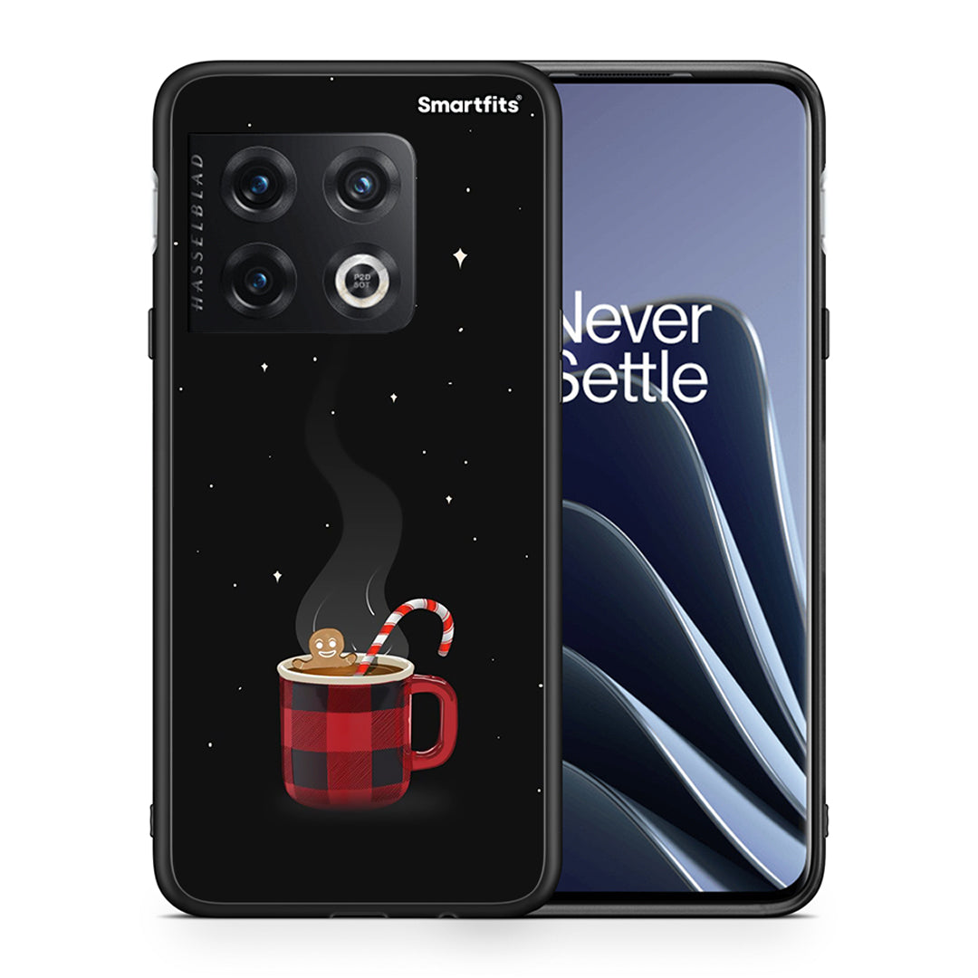 Θήκη OnePlus 10 Pro Xmas Bathing από τη Smartfits με σχέδιο στο πίσω μέρος και μαύρο περίβλημα | OnePlus 10 Pro Xmas Bathing case with colorful back and black bezels