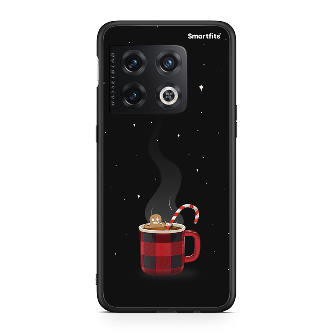 OnePlus 10 Pro Xmas Bathing θήκη από τη Smartfits με σχέδιο στο πίσω μέρος και μαύρο περίβλημα | Smartphone case with colorful back and black bezels by Smartfits