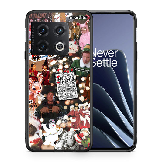 Θήκη OnePlus 10 Pro Xmas Movies από τη Smartfits με σχέδιο στο πίσω μέρος και μαύρο περίβλημα | OnePlus 10 Pro Xmas Movies case with colorful back and black bezels